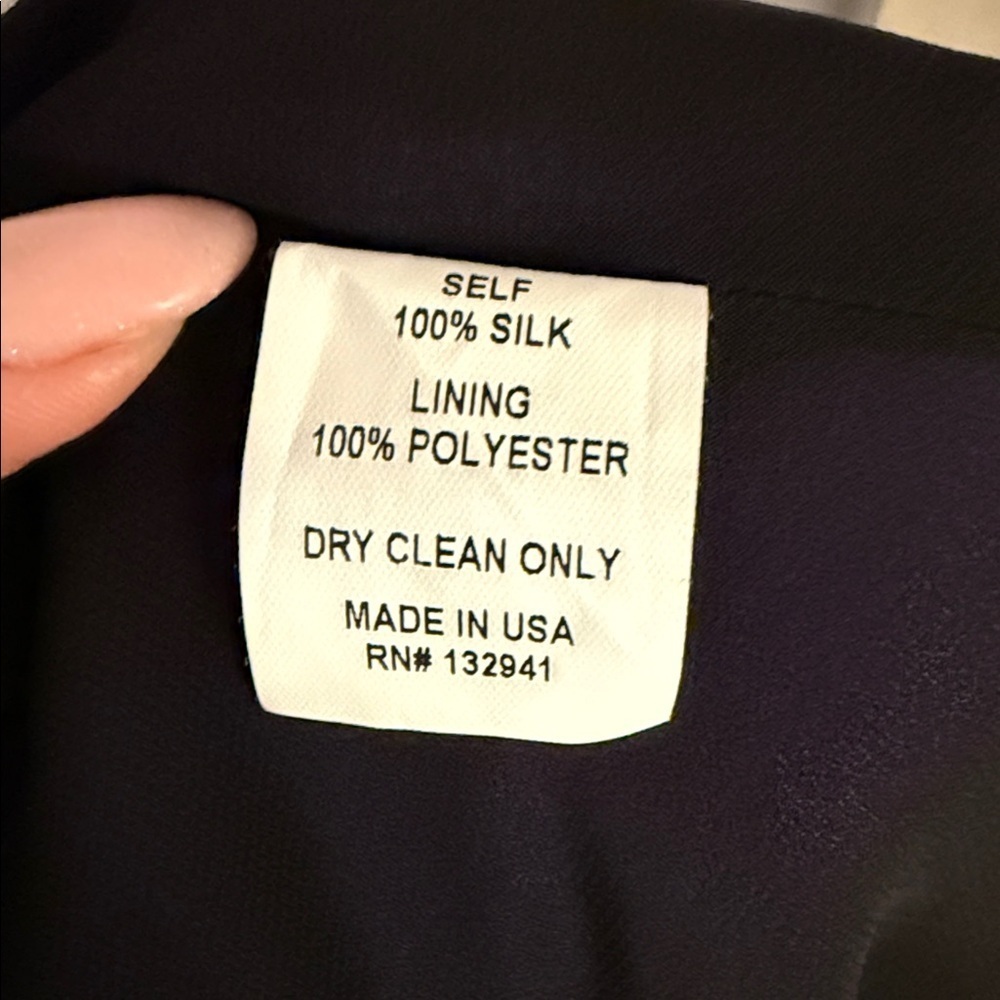 Amanda Uprichard Vibrant Purple Backless silk Dress size S - Picture 8 of 8